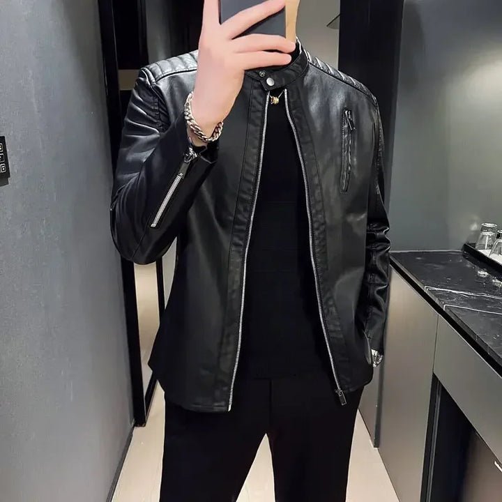 Xavier | Veste en cuir raffinée
