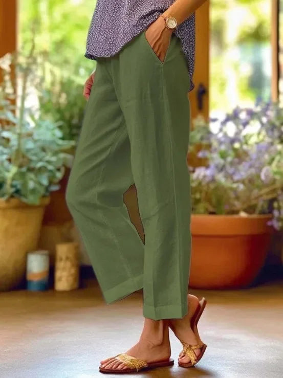 Bertille | Pantalon décontracté en lin