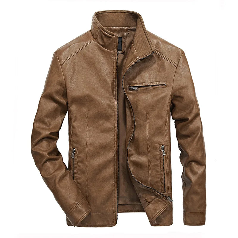 Matthieu | Veste ample en cuir
