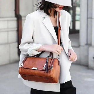Gabrielle Lumière | Sac à main en cuir véritable