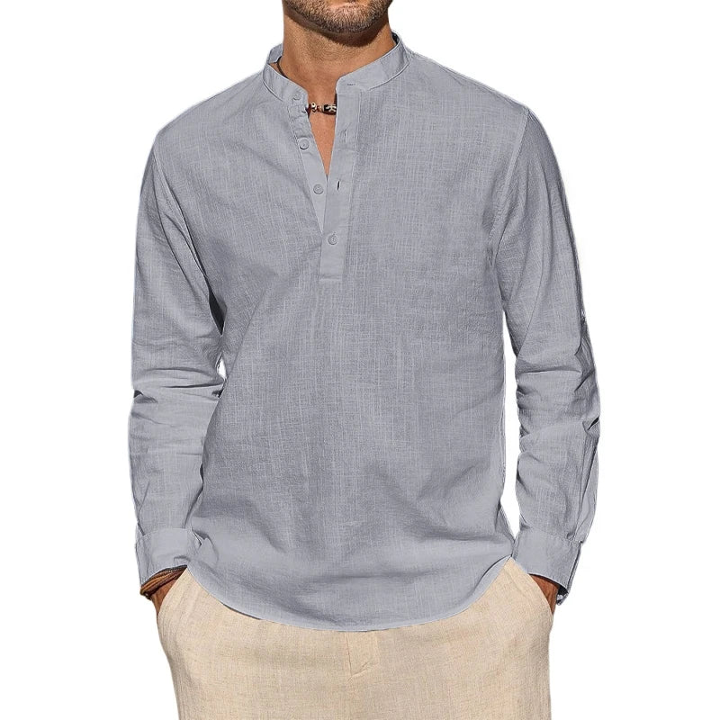 Jean-Marc | Chemise henley en coton