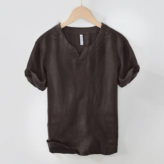 Honoré | Chemise en lin à manches courtes à coupe détendue