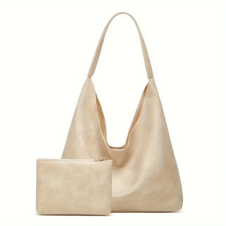Claire Élysée | Ensemble sac et portefeuille en cuir véritable