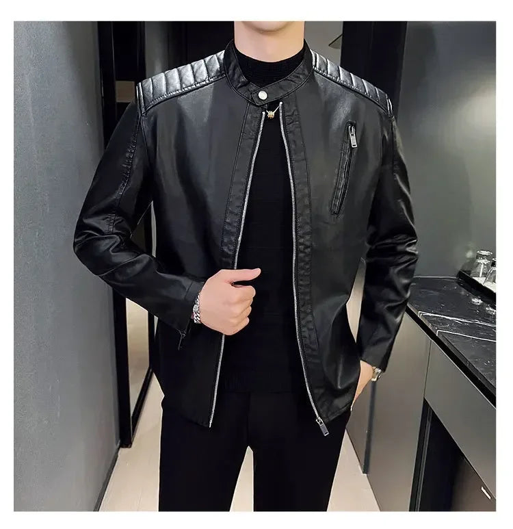 Xavier | Veste en cuir raffinée