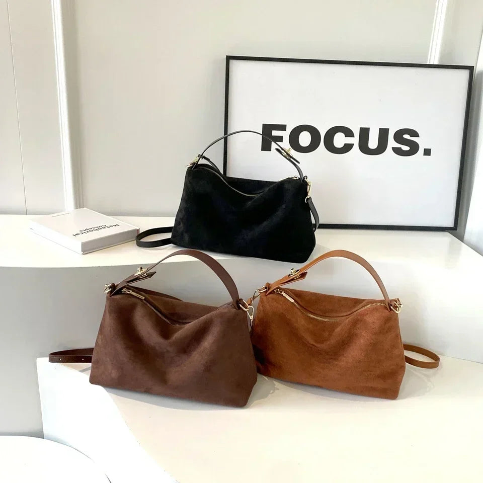 Aurélie Opéra | Sac à main en daim