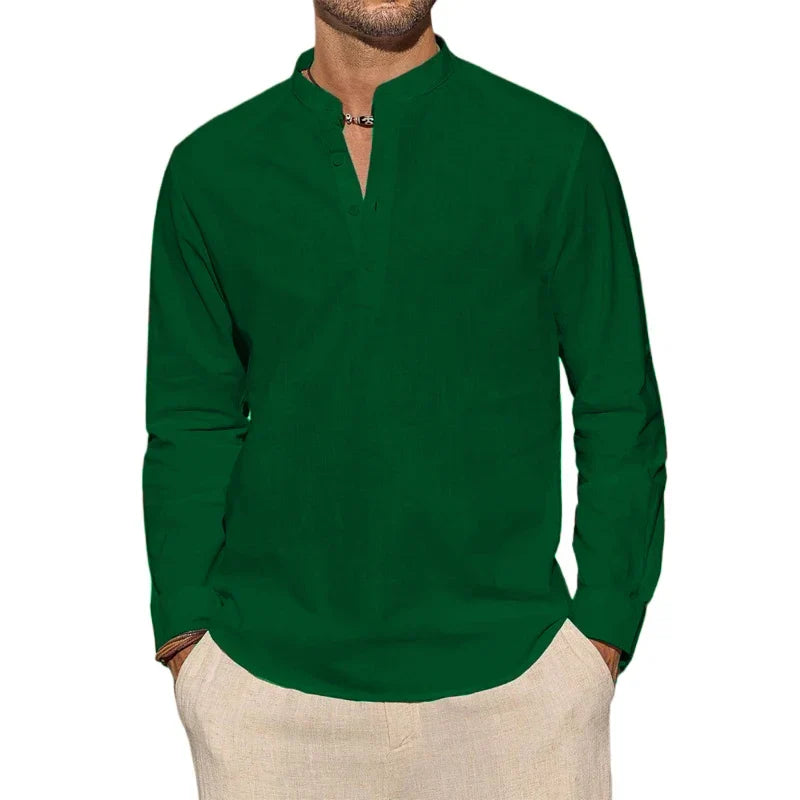 Jean-Marc | Chemise henley en coton