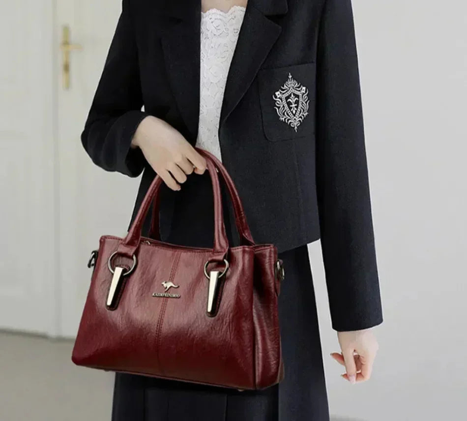 Charlotte Lumière | Sac à main en cuir véritable