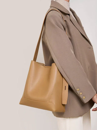 Élodie Lumière | Sac porté épaule en cuir véritable