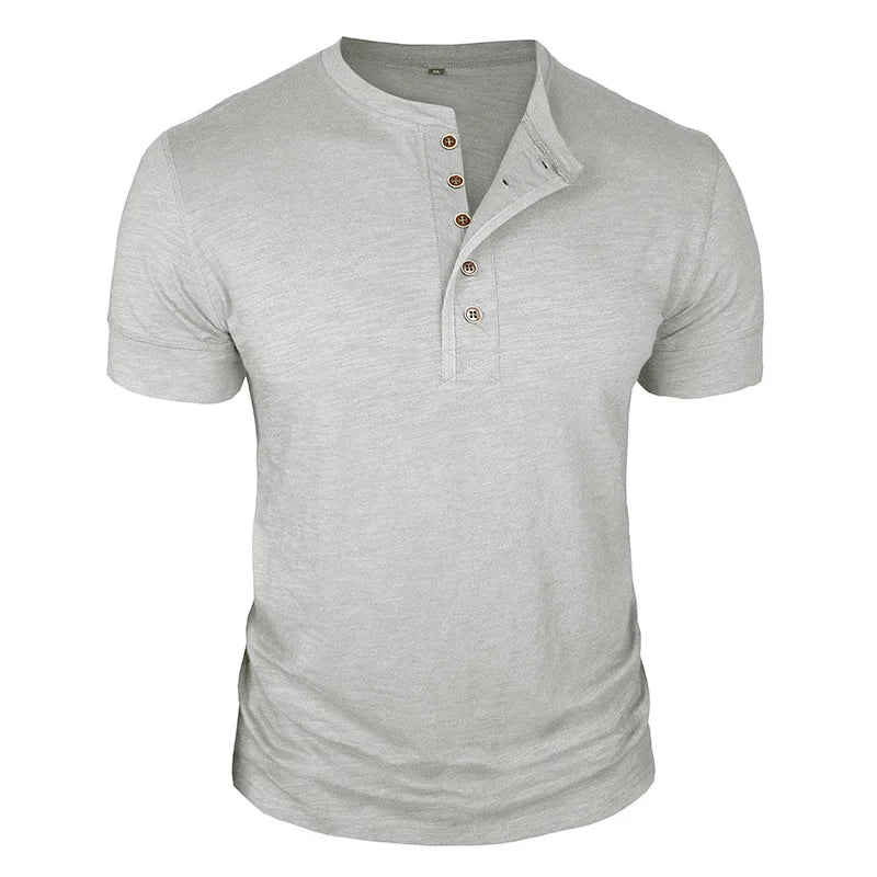 Jacques | T-shirt à patte de boutonnage