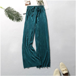 Bérénice | Pantalon plissé à jambes larges