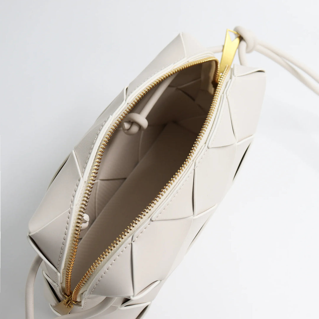 Fleur Vendôme | Sac bandoulière en cuir véritable
