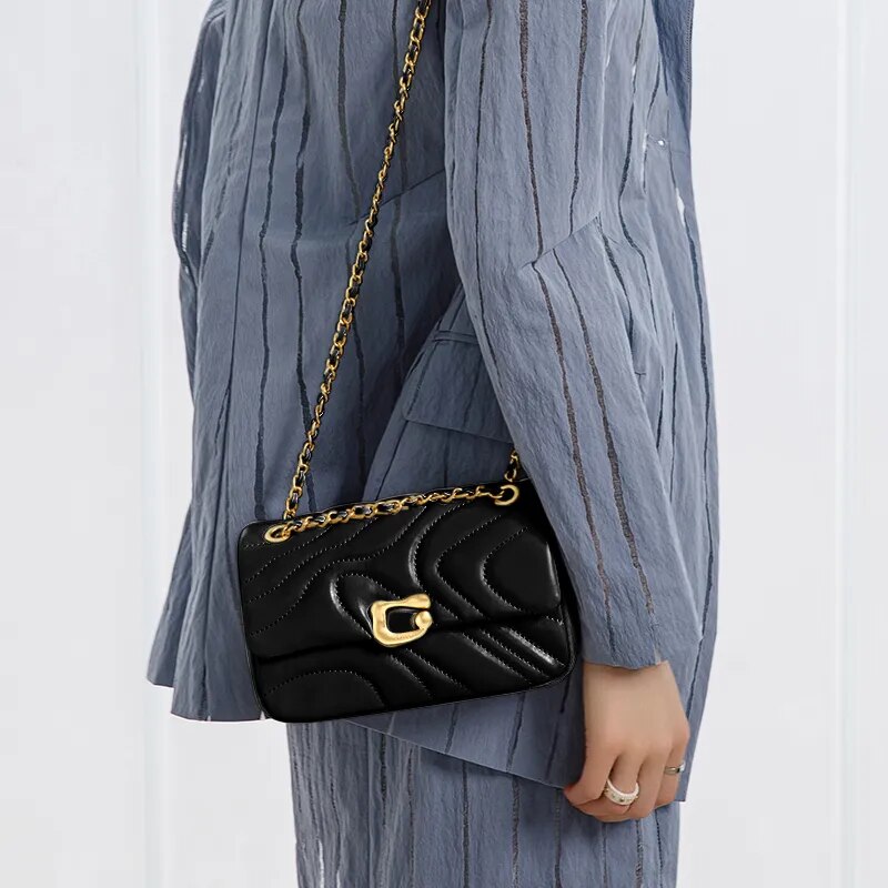 Eugénie Provence | Sac bandoulière en cuir véritable