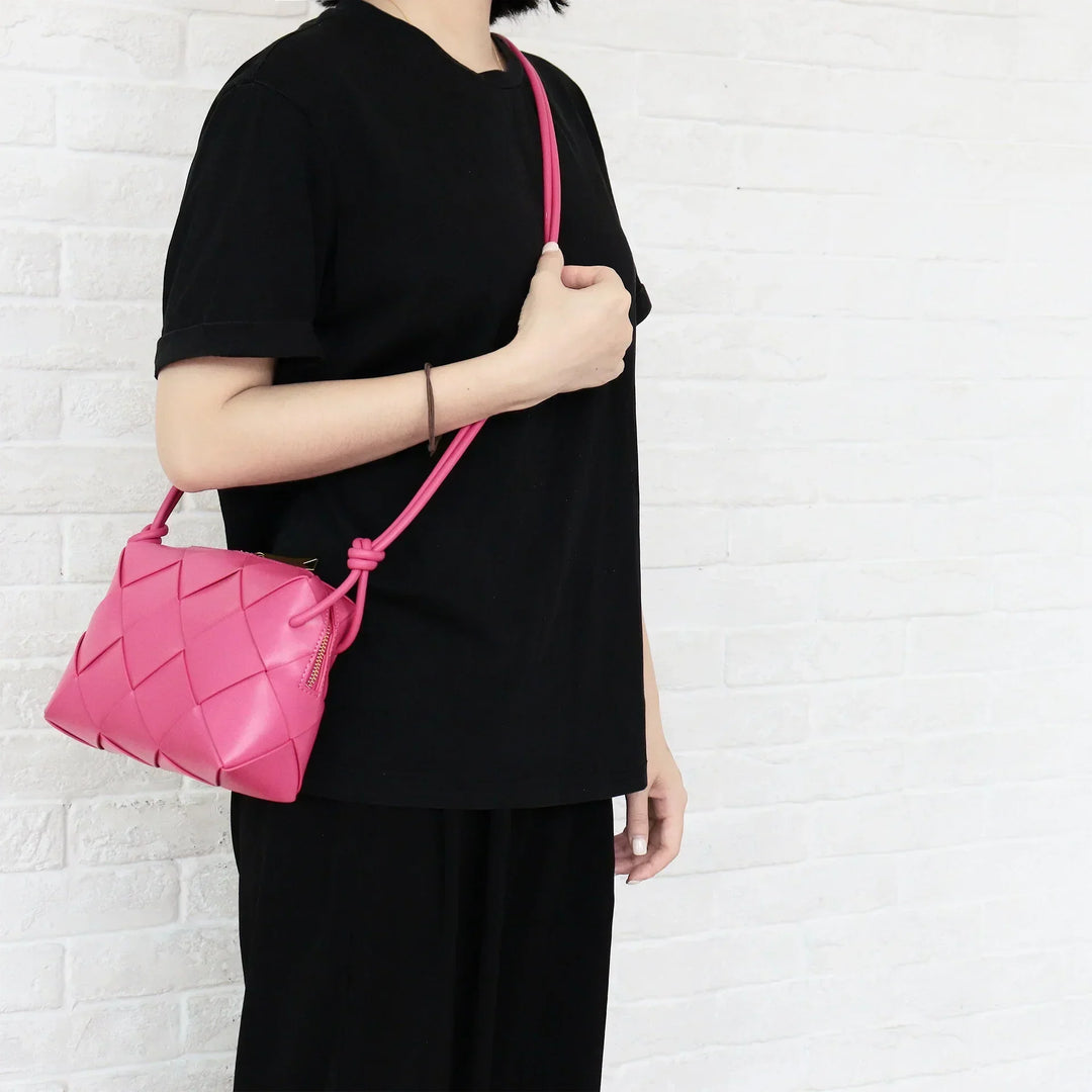 Fleur Vendôme | Sac bandoulière en cuir véritable