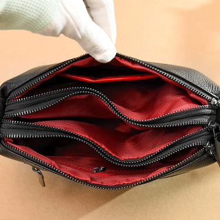 Capucine Lumière | Sac bandoulière en cuir véritable