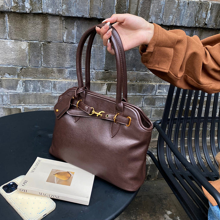 Fleur Montmartre | Sac à main en cuir véritable