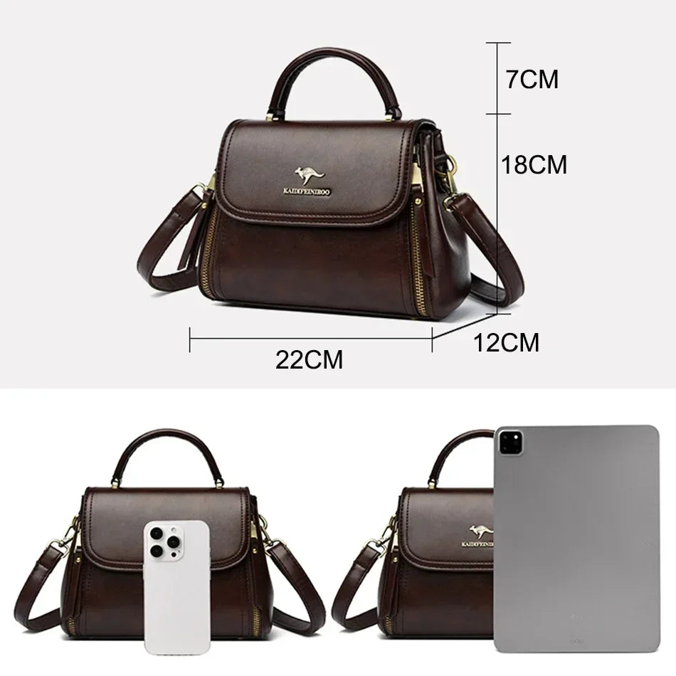 Camille Rivoli | Sac à main en cuir véritable
