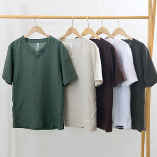 Honoré | Chemise en lin à manches courtes à coupe détendue