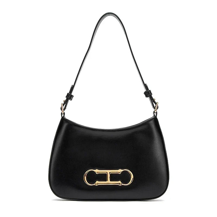 Amélie Élysée | Sac porté épaule en cuir véritable
