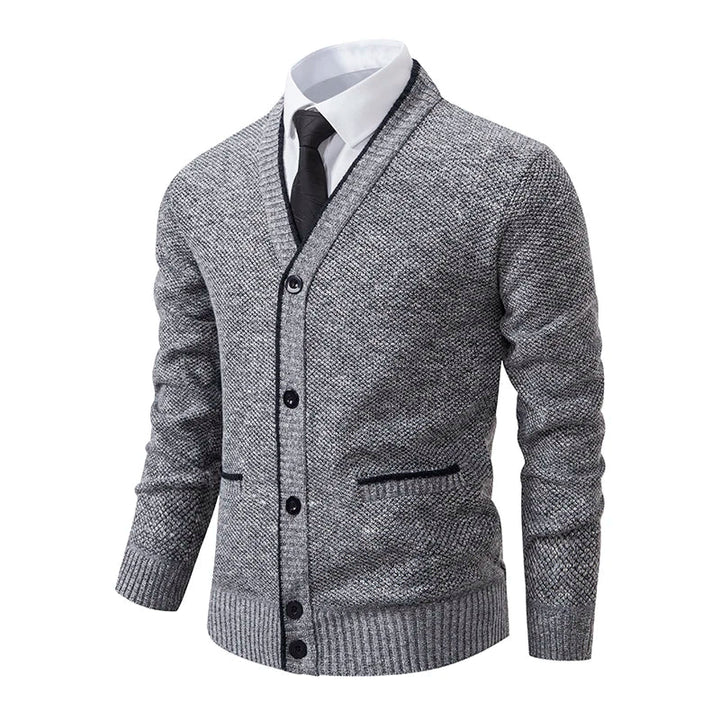 Laurent | Pull col V en maille