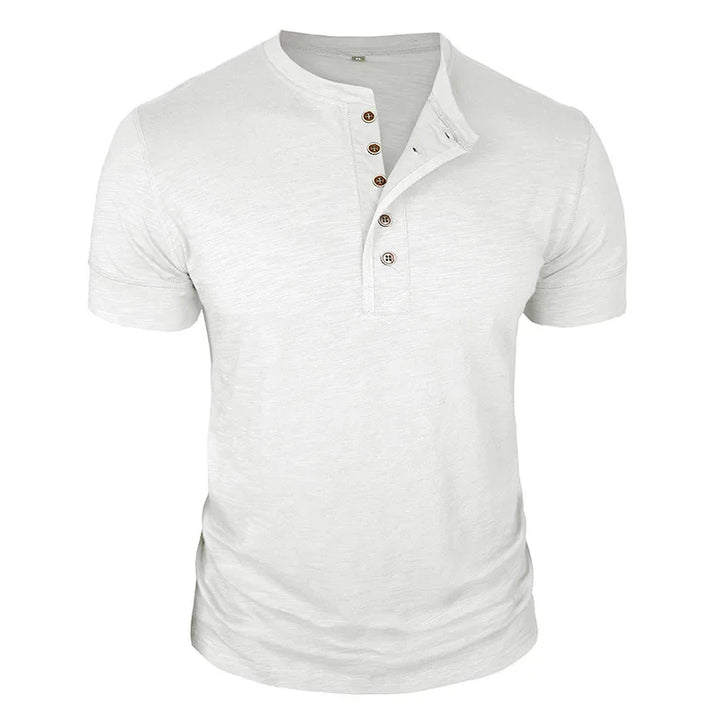 Jacques | T-shirt à patte de boutonnage