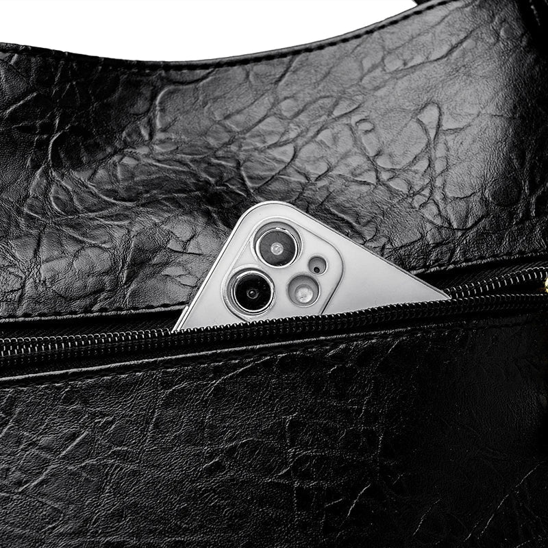 Eugénie Lumière | Sac porté épaule en cuir véritable