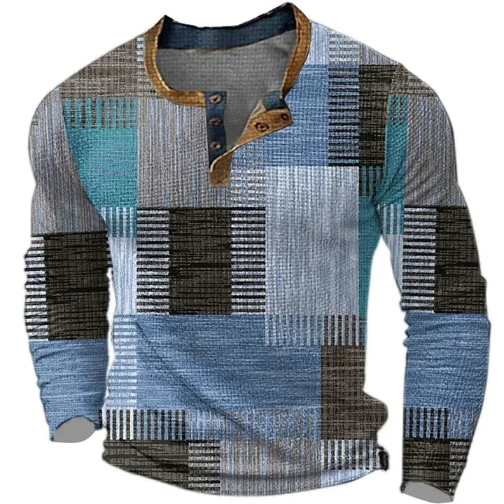 Louis-Auguste | Chemise patchwork colorée