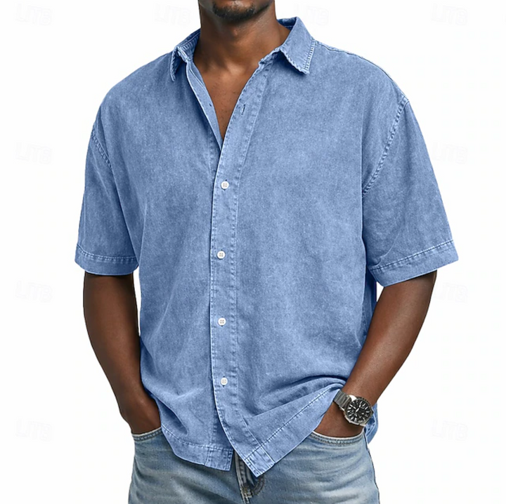 Jean-Guy | Chemise en coton à effet acide