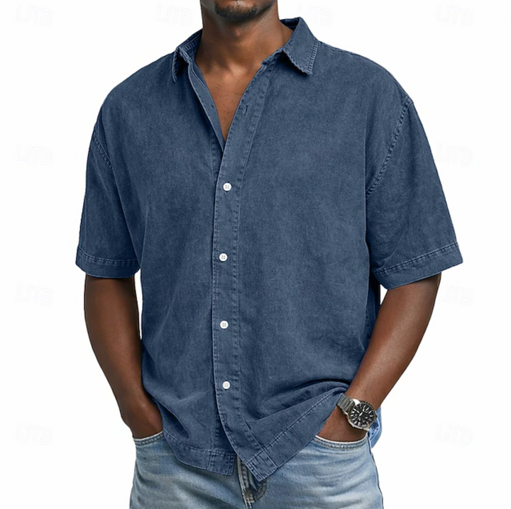 Jean-Guy | Chemise en coton à effet acide