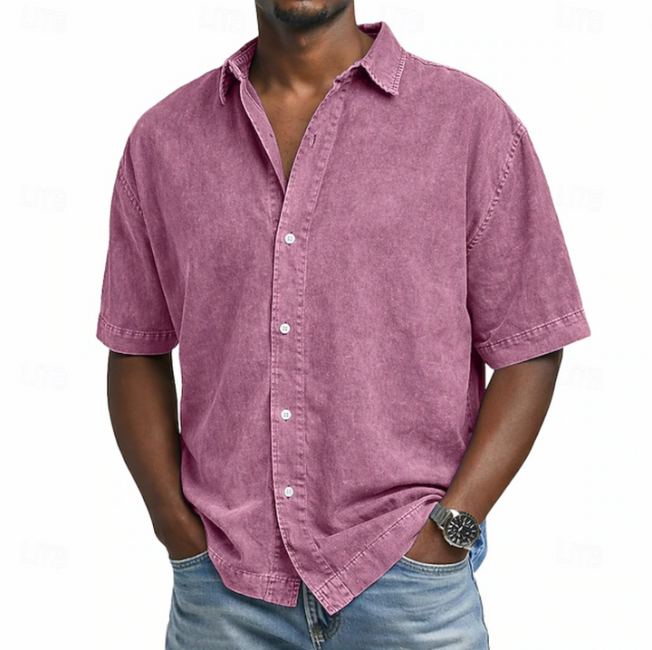 Jean-Guy | Chemise en coton à effet acide