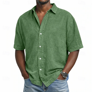 Jean-Guy | Chemise en coton à effet acide