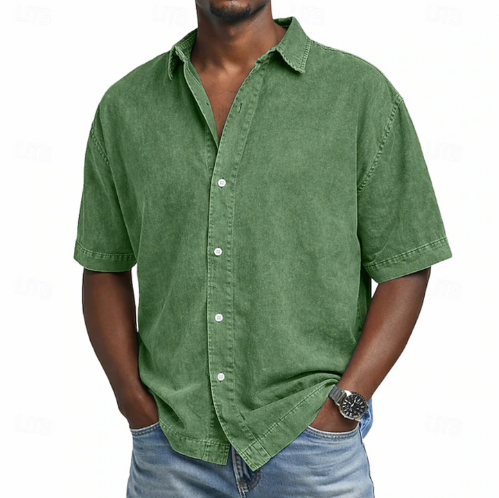 Jean-Guy | Chemise en coton à effet acide