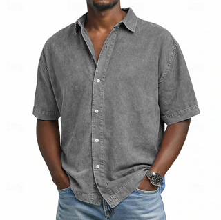 Jean-Guy | Chemise en coton à effet acide
