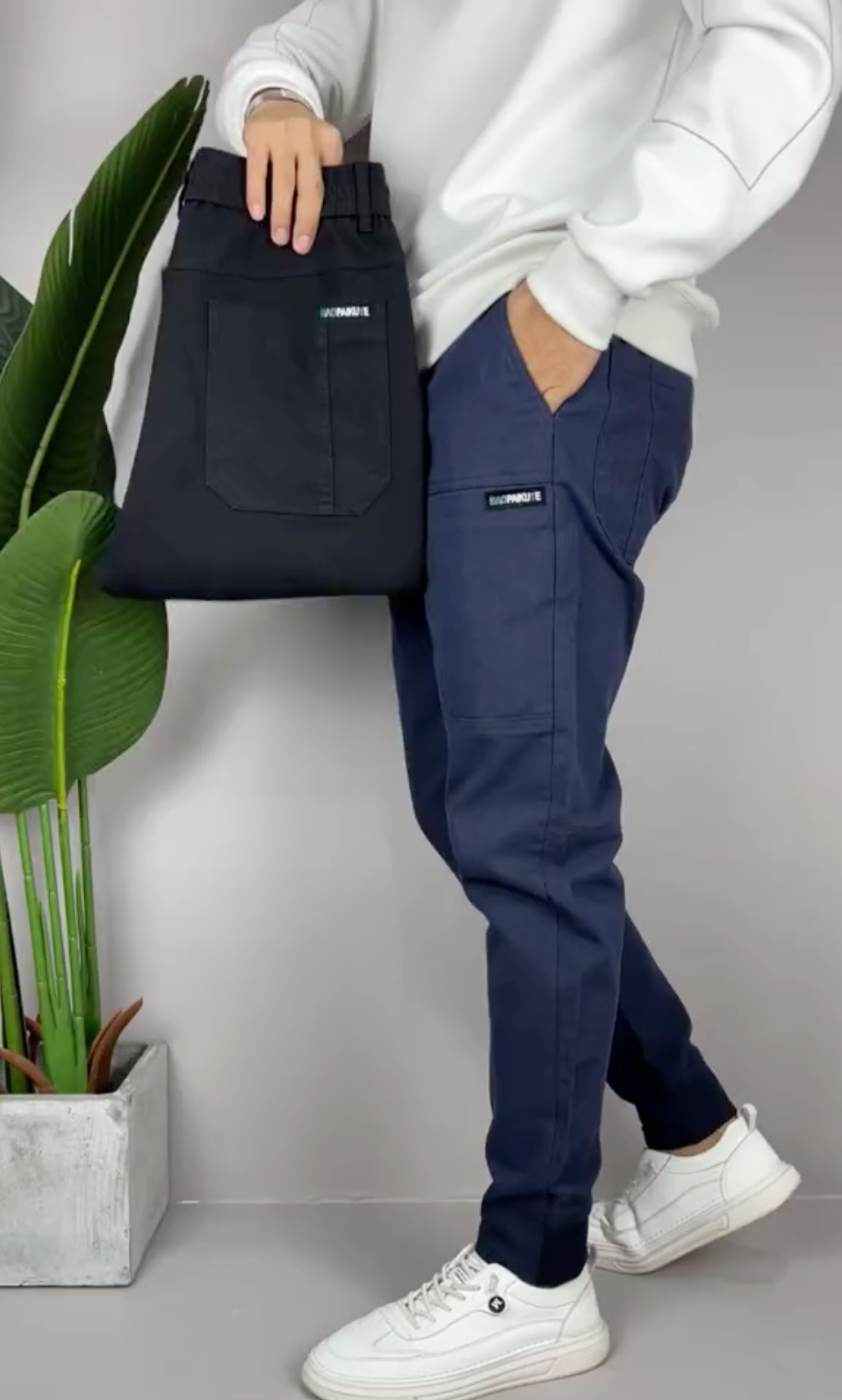 Bastien | Pantalon cargo extensible