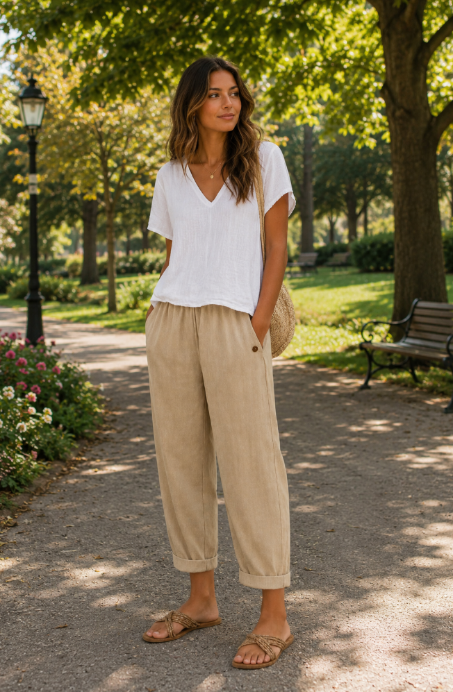 Sonia | Pantalon décontracté fluide