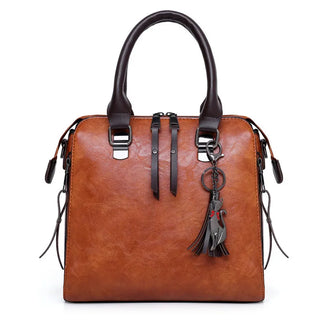Adèle Rivoli | Ensemble sac et portefeuille en cuir véritable