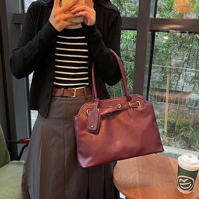 Fleur Montmartre | Sac à main en cuir véritable
