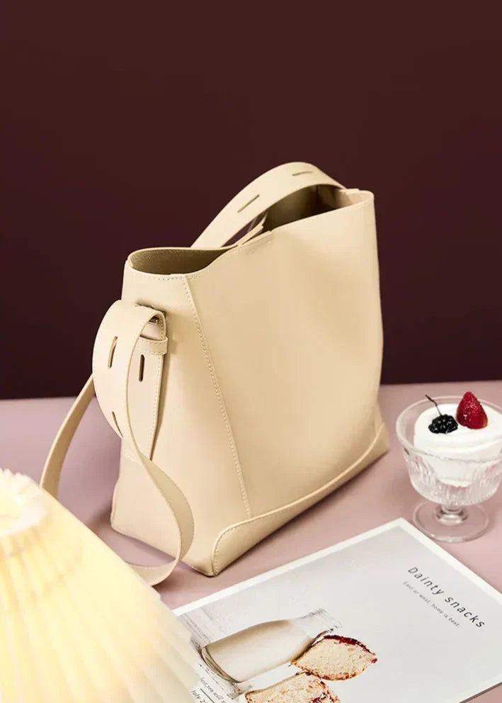 Élodie Lumière | Sac porté épaule en cuir véritable