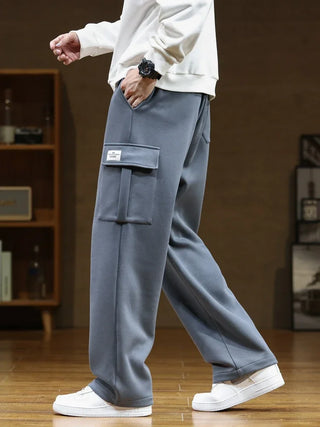 Romain | Pantalon cargo doublé en polaire