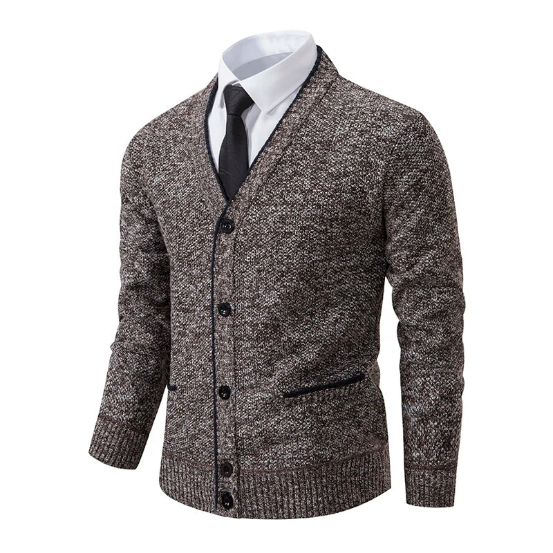 Laurent | Pull col V en maille