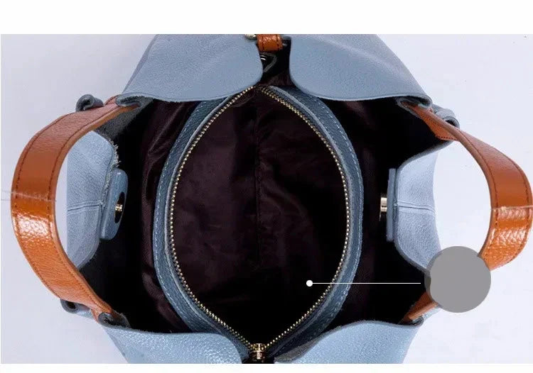 Estelle Lumière | Sac bandoulière en cuir véritable