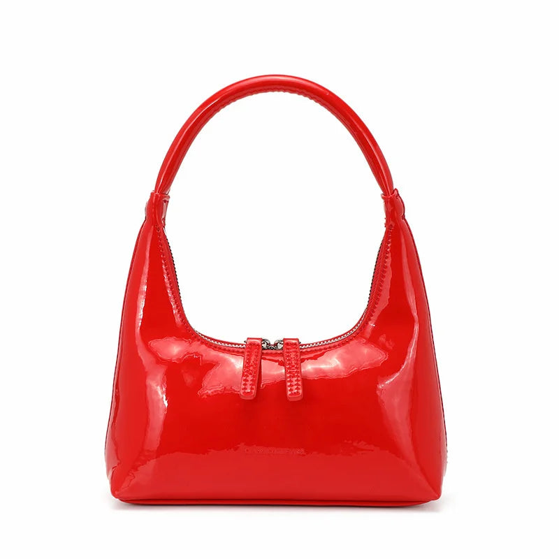 Angélique Élysée | Sac baguette en cuir véritable