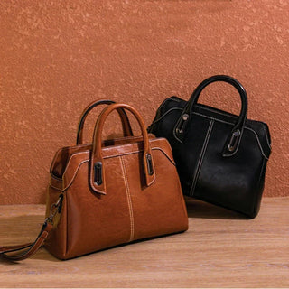 Clémence Élysée | Sac à main en cuir véritable