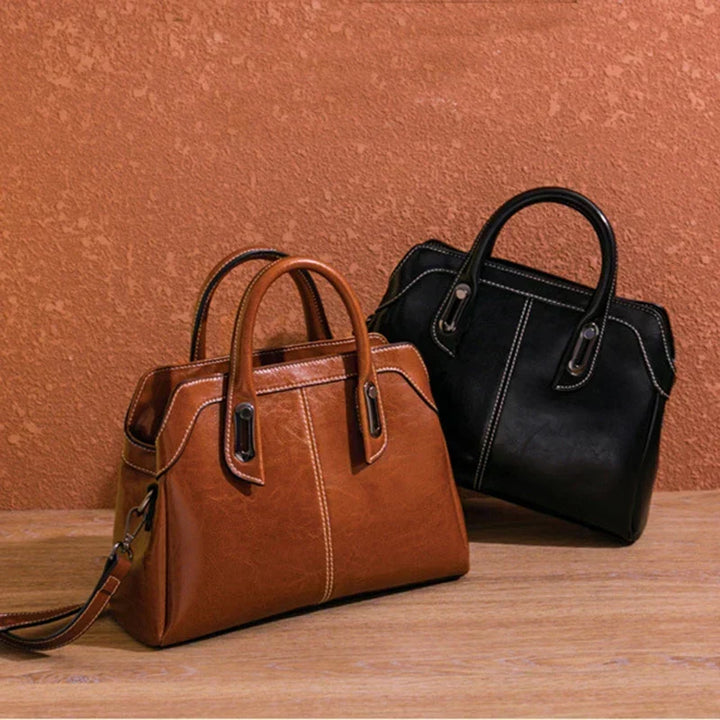 Clémence Élysée | Sac à main en cuir véritable