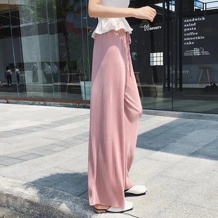 Bérénice | Pantalon plissé à jambes larges