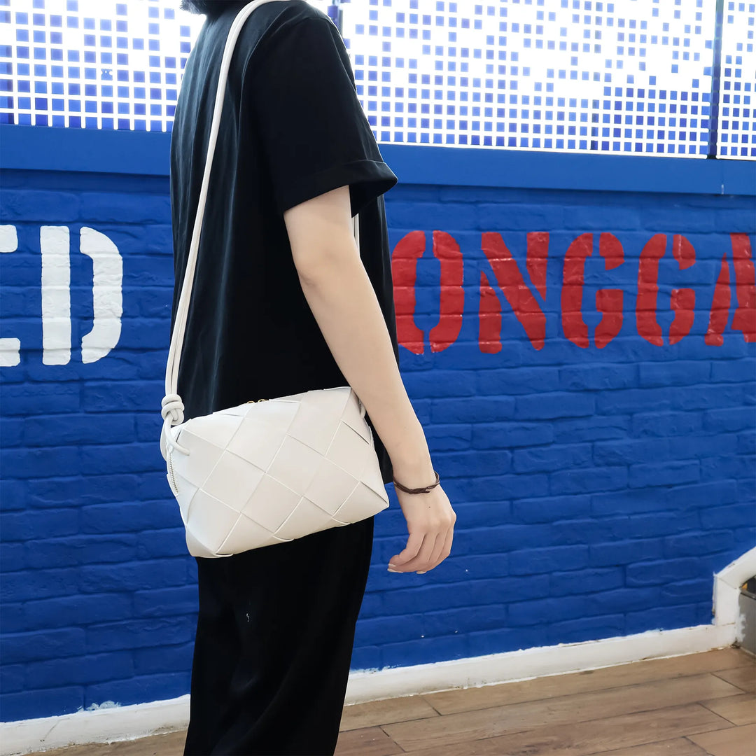 Fleur Vendôme | Sac bandoulière en cuir véritable