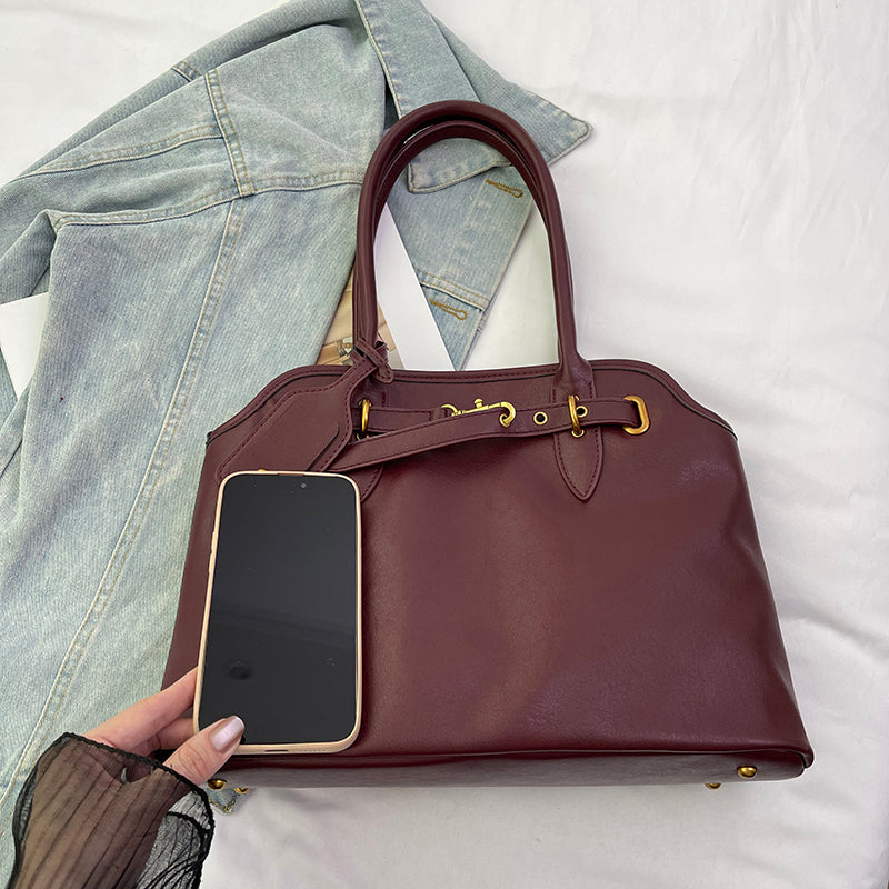 Fleur Montmartre | Sac à main en cuir véritable
