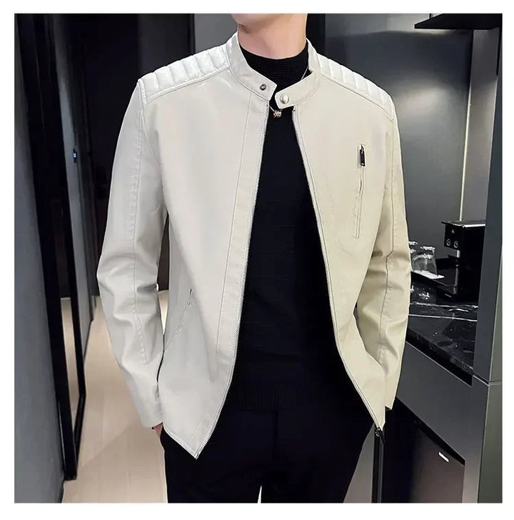 Xavier | Veste en cuir raffinée