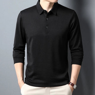 Théodore | Polo en tricot à manches longues