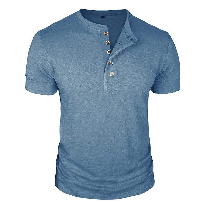 Jacques | T-shirt à patte de boutonnage