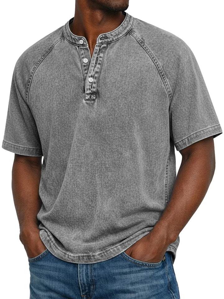 Jean | Chemise à boutons rétro